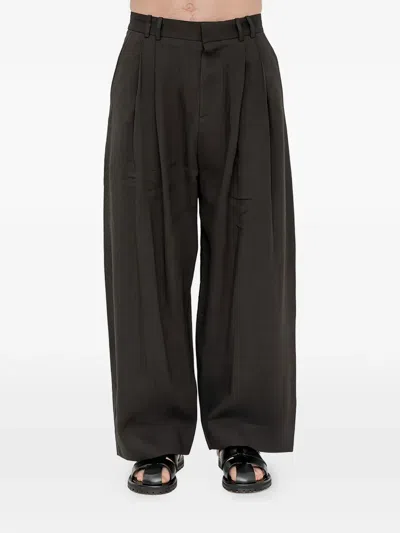 Studio Nicholson Line Trousers In Black