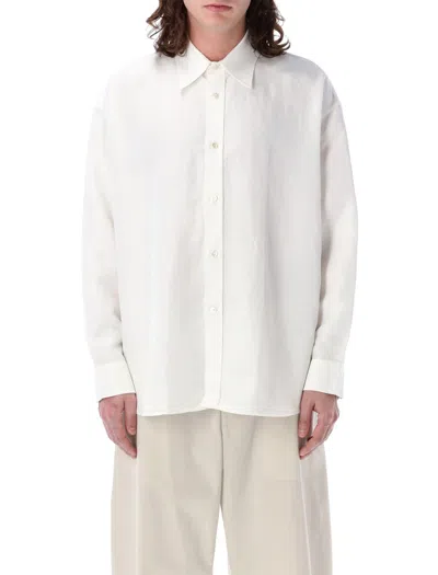 Studio Nicholson Loche Shirt In Optic White