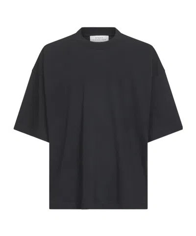 Studio Nicholson Logo T-shirt In Black