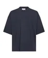 Studio Nicholson Logo T-shirt In Blue