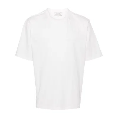 Studio Nicholson Crew-neck Cotton T-shirt In White