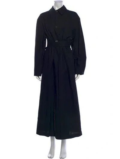 Pre-owned Studio Nicholson Long Dress In Black