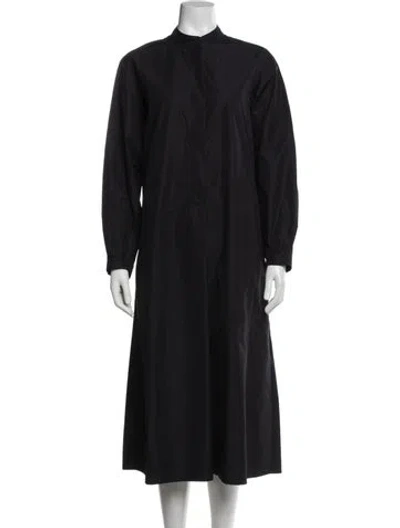 Pre-owned Studio Nicholson Long Dress In Blue