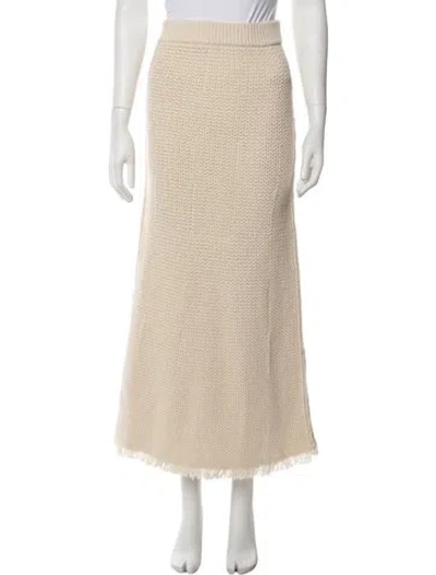 Pre-owned Studio Nicholson Long Skirt In Neutrals