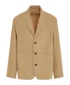 Studio Nicholson Three-button Patch-pocket Jacket