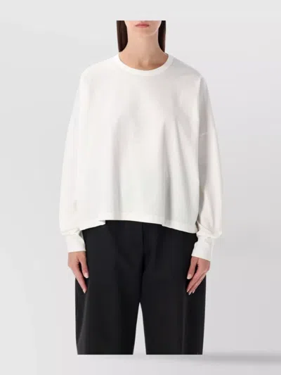 STUDIO NICHOLSON LONG SLEEVE CREW NECK RELAXED TOP