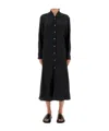 Studio Nicholson Long Sleeve Midi Length Dress In Black