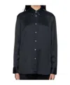 Studio Nicholson Long Sleeve Shirt In Black