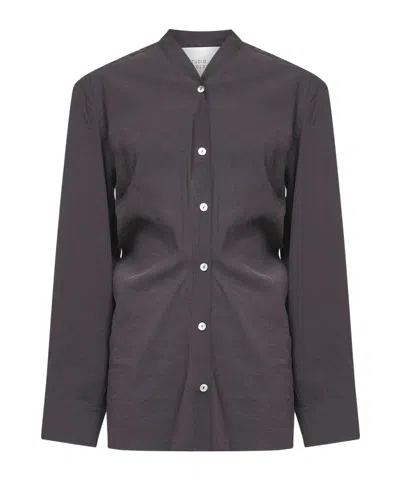 Studio Nicholson Long Sleeve Shirt In Black