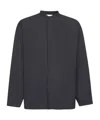 Studio Nicholson Grey Technical Wool Karst Shirt In Black