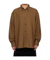 Studio Nicholson Button-fastening Shirt In Brown