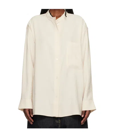 Studio Nicholson Long Sleeve Shirt In Orange