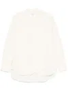 Studio Nicholson Long-sleeve Shirt In White