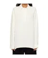 Studio Nicholson Long Sleeve Shirt In White
