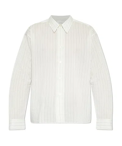 Studio Nicholson Long Sleeve Shirt In White