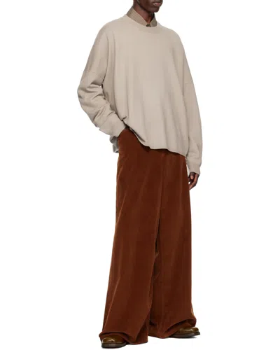 Studio Nicholson Long Sleeve Sweater In Nude