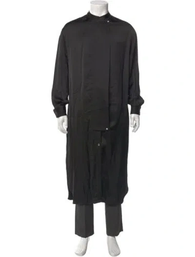 Pre-owned Studio Nicholson Long Sleeve Tuxedo Shirt In Gray