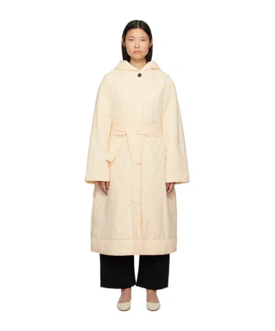 Studio Nicholson Off-white Kariba Coat In Parchment