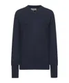 Studio Nicholson Long-sleeved Sweater In Black