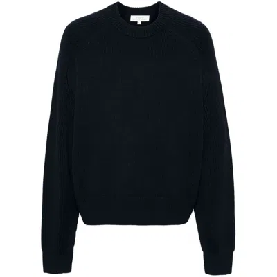 Studio Nicholson Long-sleeved Sweater In Black