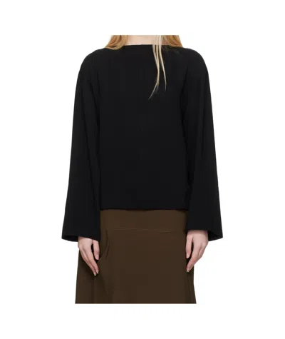 Studio Nicholson Long-sleeved T-shirt In Black
