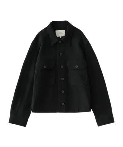 Studio Nicholson Long-sleeve Casual Jacket In Black