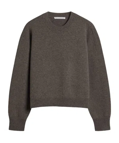 Studio Nicholson Long-sleeve Knit Top In Gray