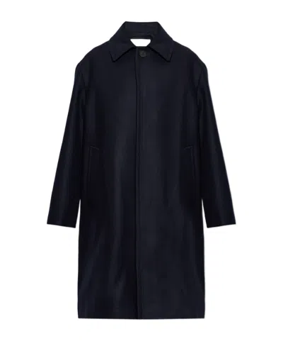Studio Nicholson Ady Single-breasted Coat In Blue