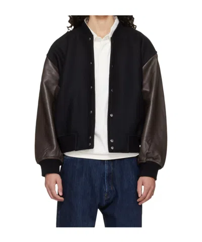 Studio Nicholson Long-sleeved Jacket In Black