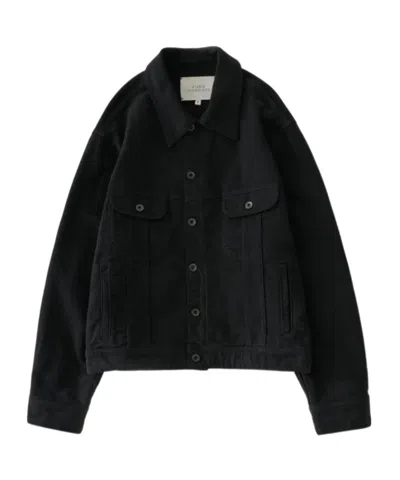 Studio Nicholson Long-sleeve Casual Jacket In Black