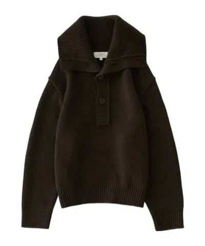 Studio Nicholson Long-sleeved Sweater In Pink