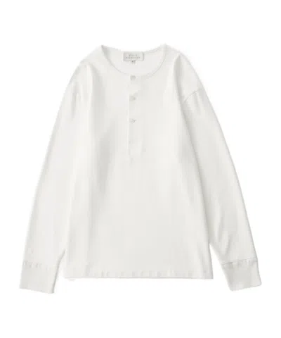 Studio Nicholson Long-sleeved T-shirt In White