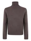 Studio Nicholson Loris High-neck Sweater In Brown