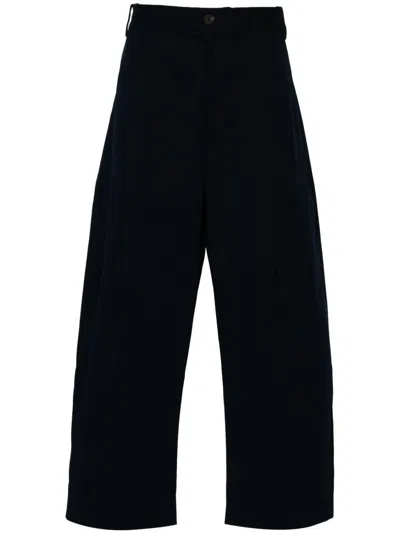 Studio Nicholson Ltd Cotton Trousers In Blue