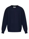 Studio Nicholson Ltd Moray Crew Neck Sweater In Blue