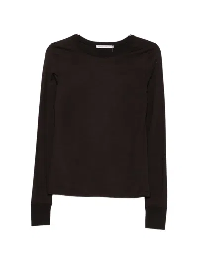 Studio Nicholson Malin Long-sleeve T-shirt In Brown