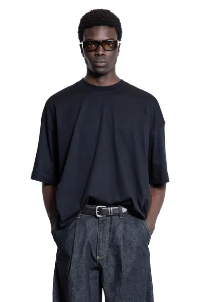 Studio Nicholson Man Black T-shirts & Tank Tops