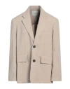 Studio Nicholson Man Blazer Beige Size Xxl Cotton, Nylon In Beige