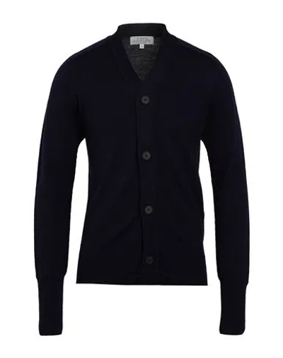 Studio Nicholson Man Cardigan Midnight Blue Size S Merino Wool