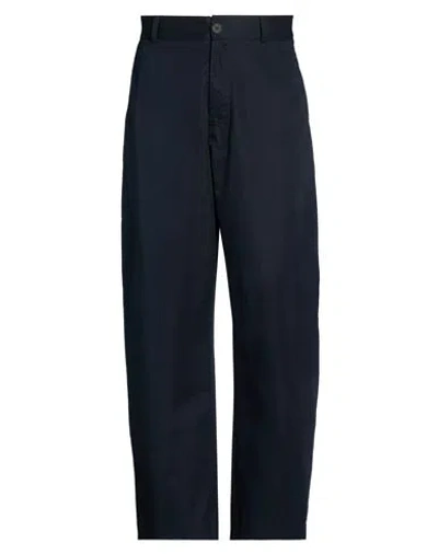Studio Nicholson Man Pants Midnight Blue Size S Cotton, Polyamide