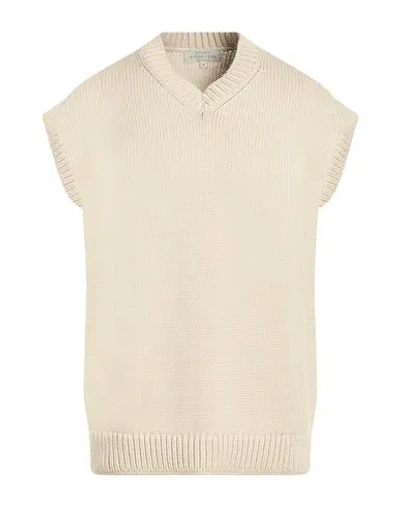Studio Nicholson Man Sweater Off White Size M Cotton, Polyamide In Neutral