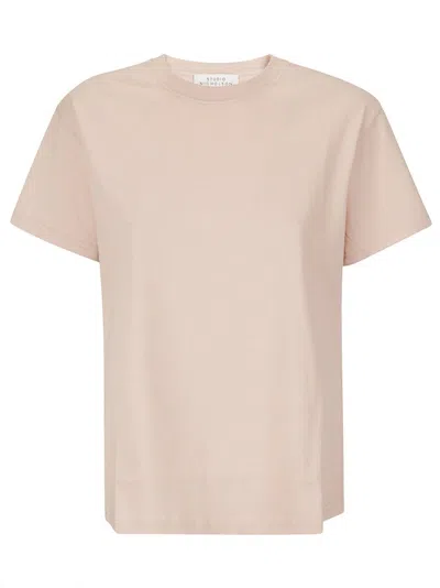 Studio Nicholson Marine Crewneck T In Pink