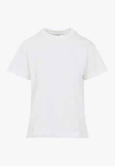 Studio Nicholson Marine Crewneck T-shirt In White