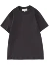Studio Nicholson Long Sleeve Crew Neck Relaxed Fit Top In Black