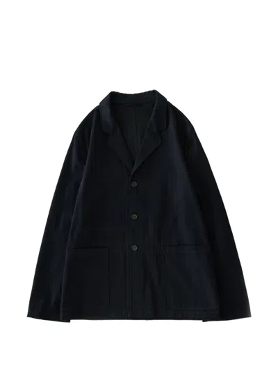 Studio Nicholson Marne Shirt Jacket In Blue