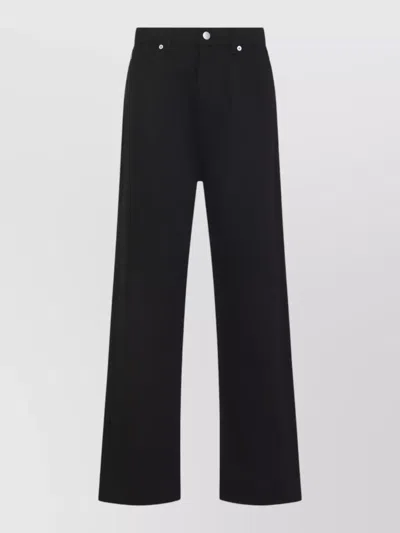 Studio Nicholson Marylebone Exclusive Straight Leg Denim Trousers In Black