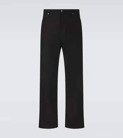 Studio Nicholson Marylebone Wide-leg Jeans In Black