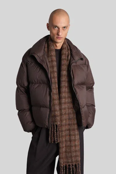 Studio Nicholson Massey Snm-1380 Puffer In Brown Nylon