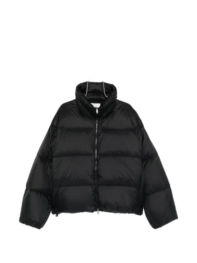 Studio Nicholson Massey Zip Puffer Jacket In Black