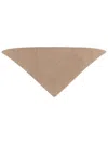 Studio Nicholson Triangular Scarf In Rws Extrafine Merino Wool In Brown